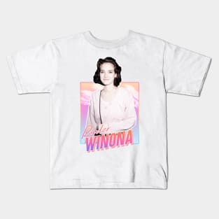 Winona Ryder - Retro Kids T-Shirt